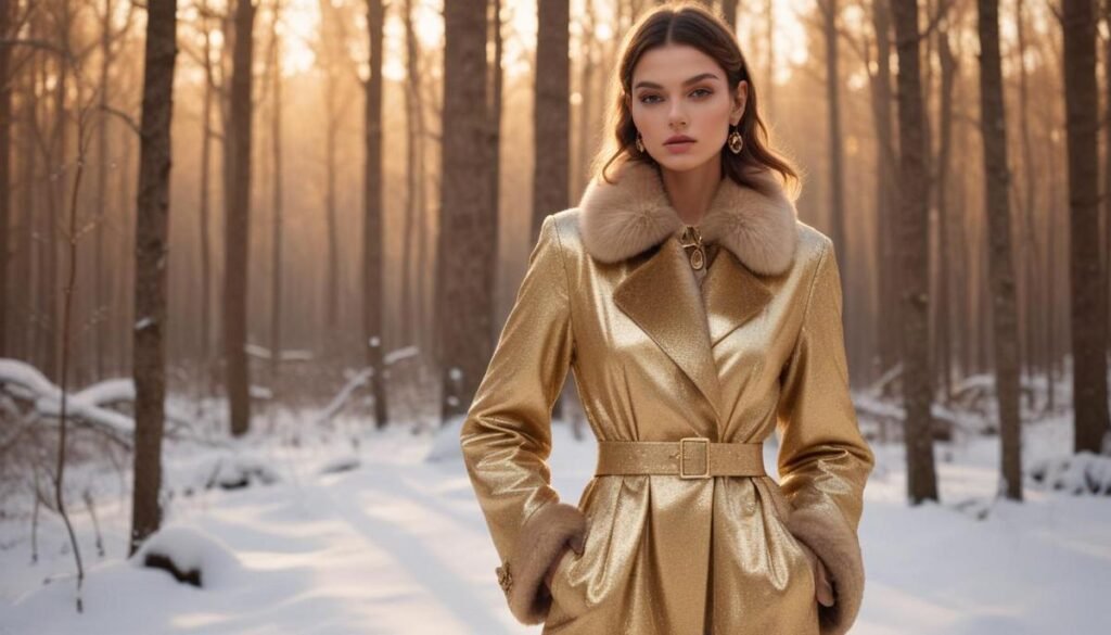 Lucas Pinheiro ouro Inverno 2026: o luxo dourado que ilumina o frio