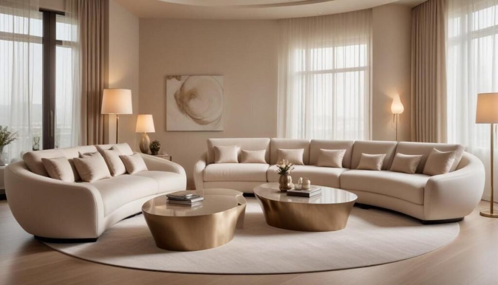 Móveis curvos tendência: como dar um up moderno na sua casa em 2024 Móveis curvos tendência: como dar um up moderno na sua casa em 2024