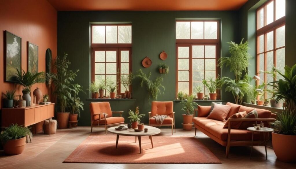 Verde musgo e terracota na decoração: ideias quentes para sua casa